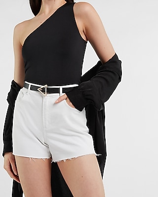 express one shoulder top