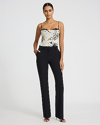Floral Mesh Lace Bodysuit | Express