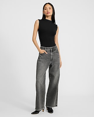 Body Contour High Compression Mock Neck Cap Sleeve Bodysuit