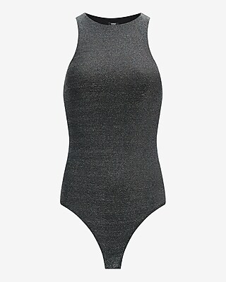 Shine High Neck Sleeveless Bodysuit
