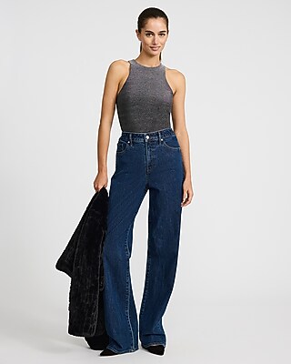 Shine High Neck Sleeveless Bodysuit