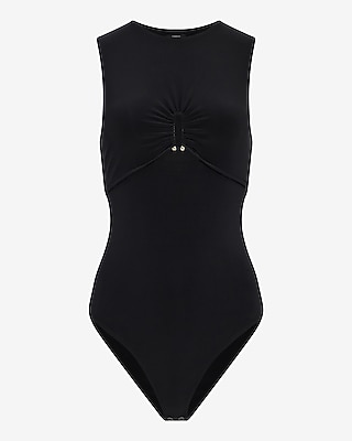 Crew Neck Sleeveless U-Wire Bodysuit