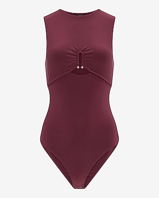 Crew Neck Sleeveless U-Wire Bodysuit