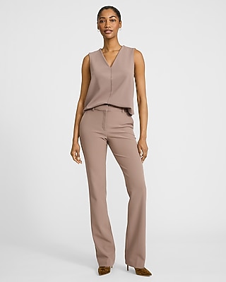 Signature Crepe V-Neck Tank