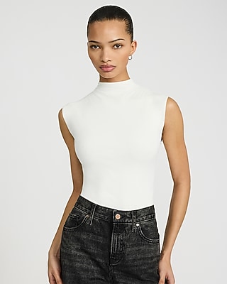 Body Contour Mid Compression Mock Neck Bodysuit