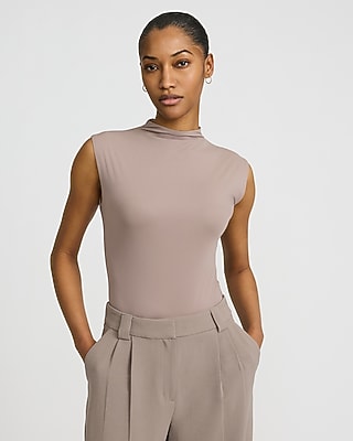 Body Contour Mid Compression Mock Neck Bodysuit