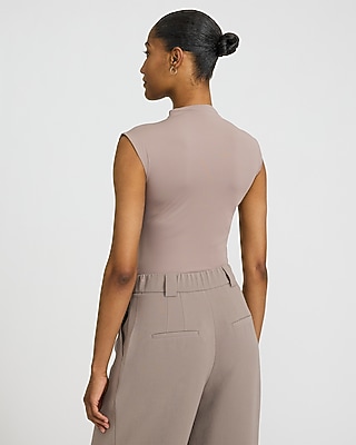 Body Contour Mid Compression Mock Neck Bodysuit