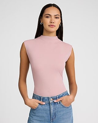 Body Contour Mid Compression Mock Neck Bodysuit