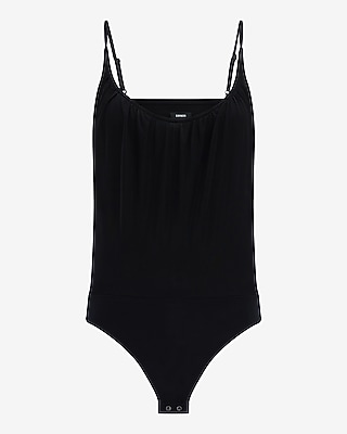 Mesh Ruched Cami Bodysuit