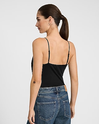 Mesh Ruched Cami Bodysuit