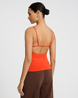 Body Contour High Compression Square Neck Strappy Back Cami