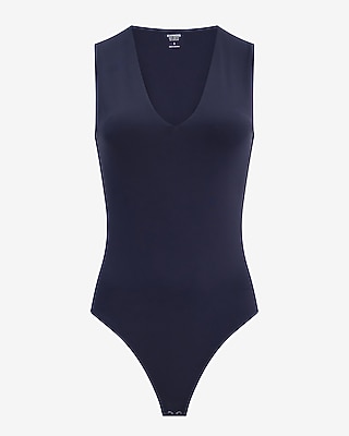Body Contour High Compression Deep V-Neck Bodysuit