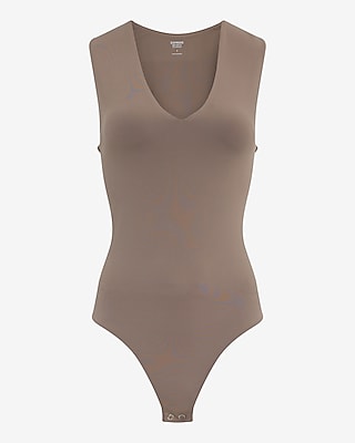 Body Contour High Compression Deep V-Neck Bodysuit