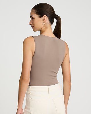 Body Contour High Compression Deep V-Neck Bodysuit