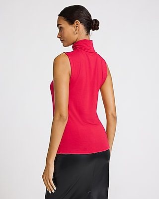 Supersoft Fitted Mock Neck Tank