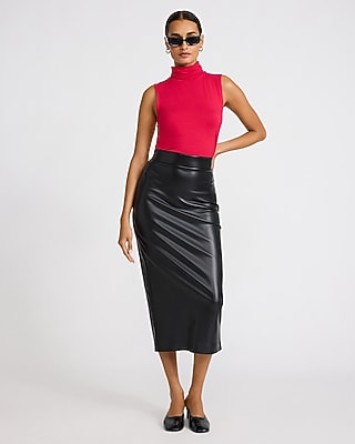 Supersoft Fitted Mock Neck Tank