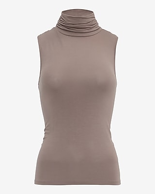 Supersoft Fitted Mock Neck Tank