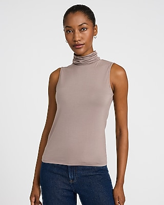 Supersoft Fitted Mock Neck Tank - image 5