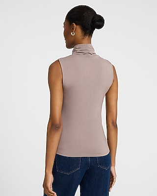 Supersoft Fitted Mock Neck Tank