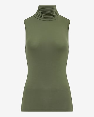Supersoft Fitted Mock Neck Tank