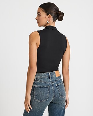 Body Contour High Compression V-Neck Ruched Bodysuit - thumbnail 6
