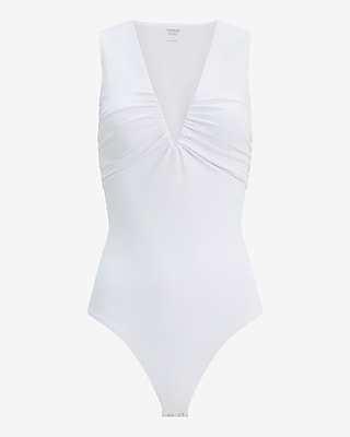 Body Contour High Compression V-Bar Ruched Bodysuit