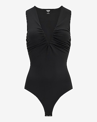 Body Contour High Compression V-Bar Ruched Bodysuit