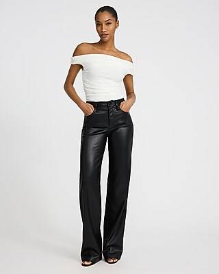 Asymmetrical Off The Shoulder Ruched Bodysuit
