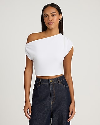 プランクプロジェクト　One Shoulder Layered Top Layered Ruffle One Shoulder Tank | Express