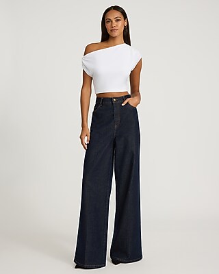 Jersey One Shoulder Ruched Tank - image 3