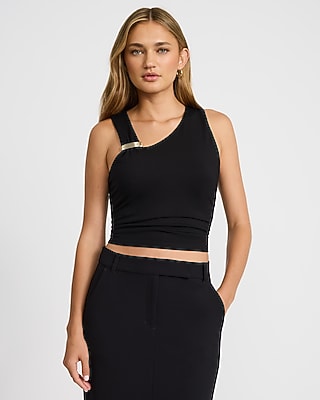 Asymmetrical Hardware Strap Tank