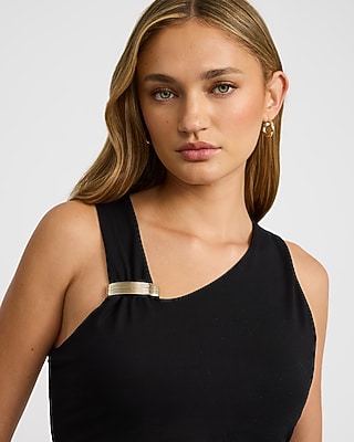 Asymmetrical Hardware Strap Tank