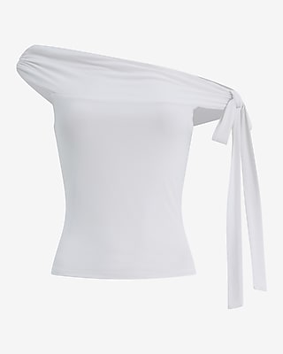 Off The Shoulder Tie Tee - image 5