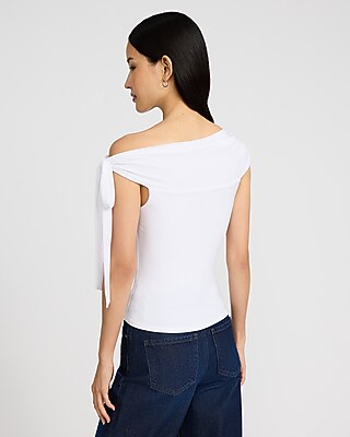 Off The Shoulder Tie Tee - image 3