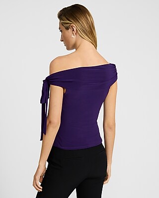 Off The Shoulder Tie Tee - image 3