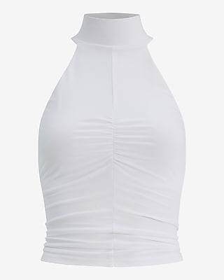 Mock Halter Neck Ruched Tank - image 4