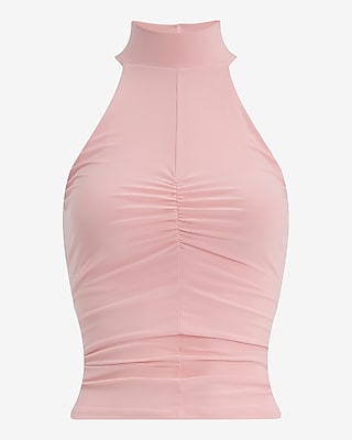 Mock Halter Neck Ruched Tank - image 4