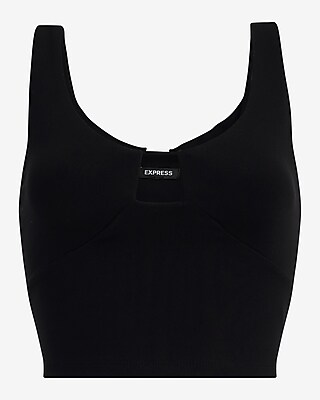 Square Wire Cropped Tank | Express