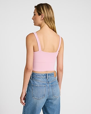 Square Wire Cropped Tank