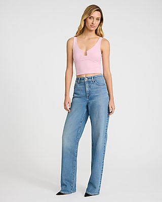 Square Wire Cropped Tank