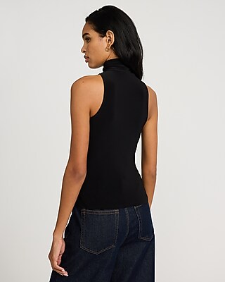 Mock Halter Neck Gold Hardware Tank