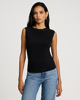 Crew Neck Ruched Tank - image 5