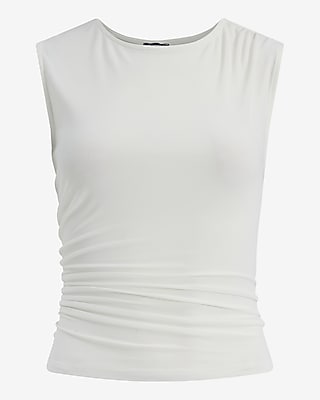 Crew Neck Ruched Tank - image 4