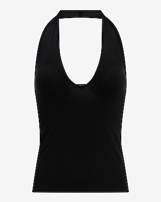 Mesh Halter V-Neck Tank