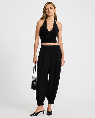 Mesh Halter V-Neck Tank