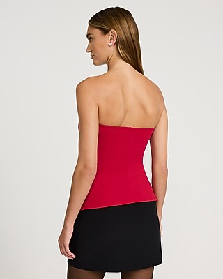 Ponte Peplum Tube Top - image 2