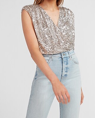 express sequin maxi skirt