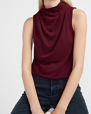 express mock neck tank