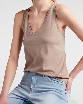 express v neck tank