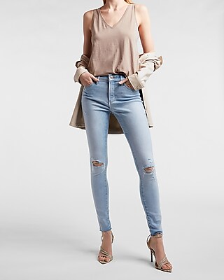 express v neck tank
